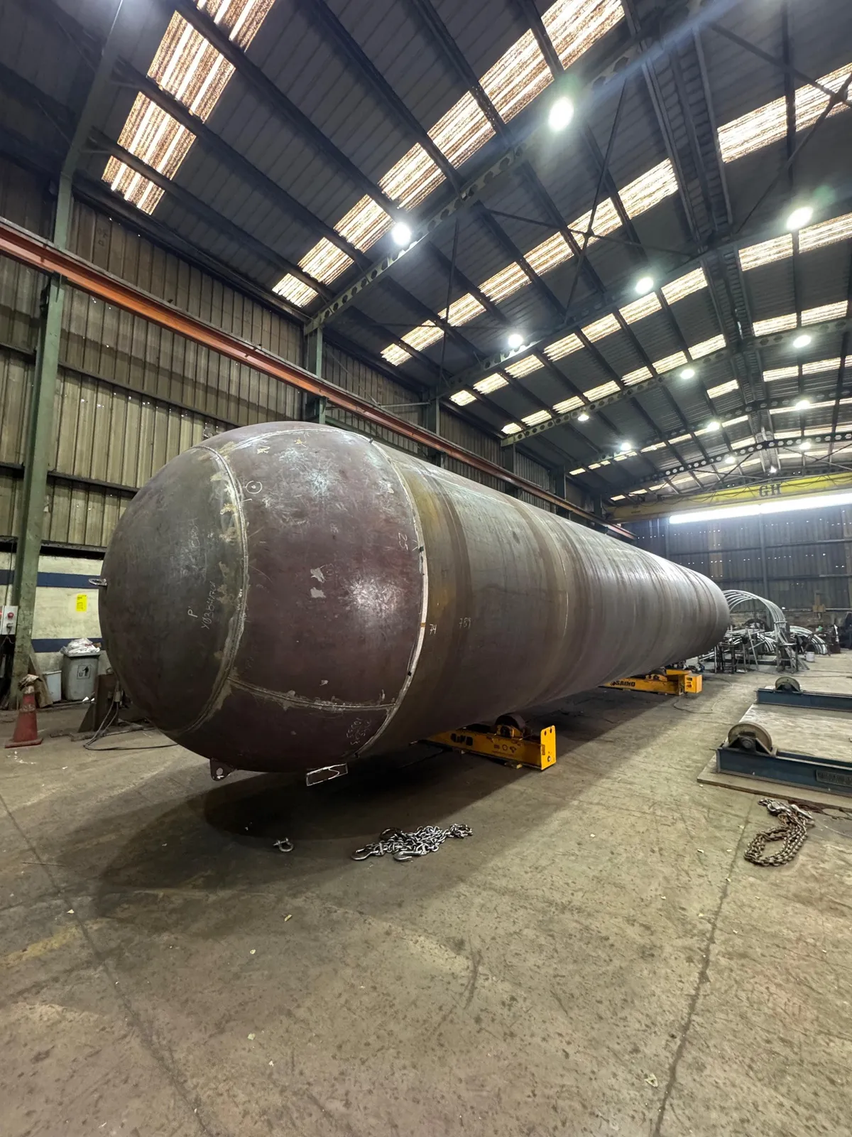 Tanque de GLP 30.000 galones en fabricación en taller