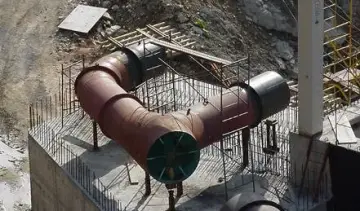 Bifurcación instalada en obra